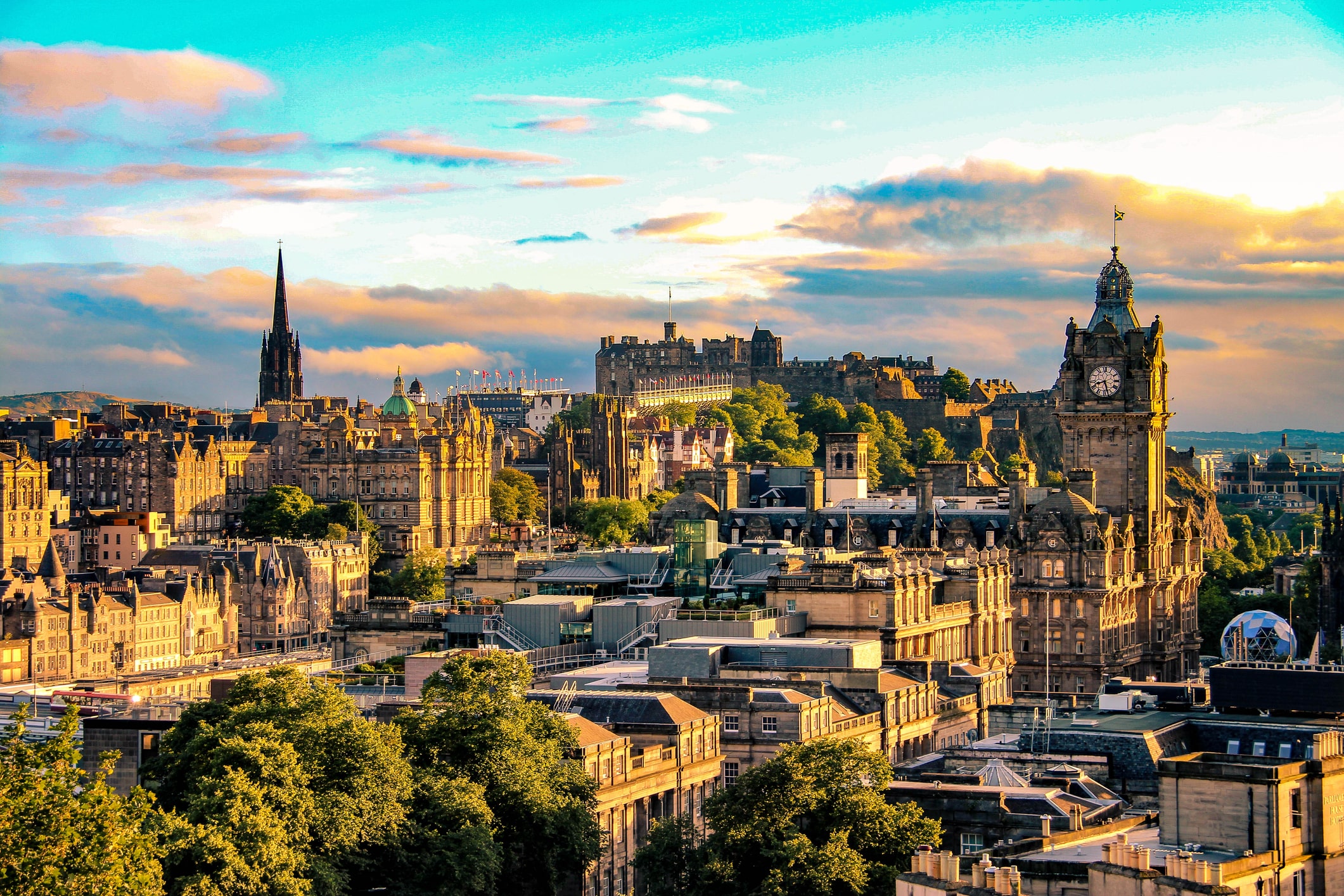 Edinburgh at dusk
